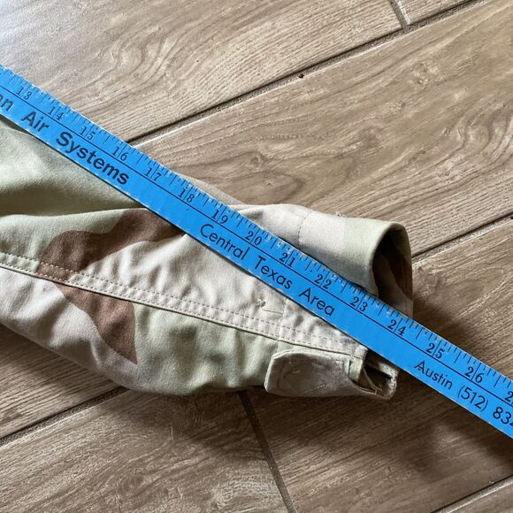 Military Jacket Mens Brown Desert Camo Coat Jacket Hoodie Cold Weather Large - Picture 5 of 7